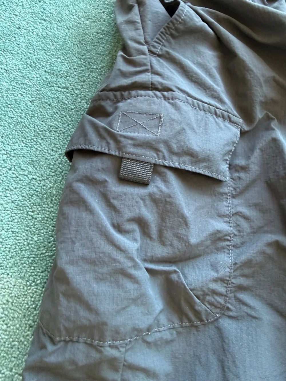 Boys Charcoal Quick-Dry Cargo Shorts with Mesh Pocket | Lightweight Outdoor